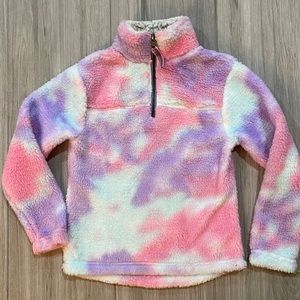 Te verde size 6 fleece 1/4 zip sweater